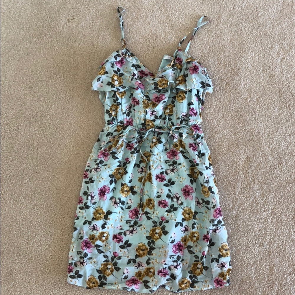 Flower print dress